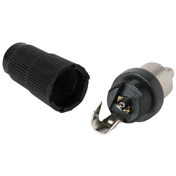 Main product image for RCA Plug Black Plastic 090-250